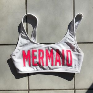 Mermaid swim top